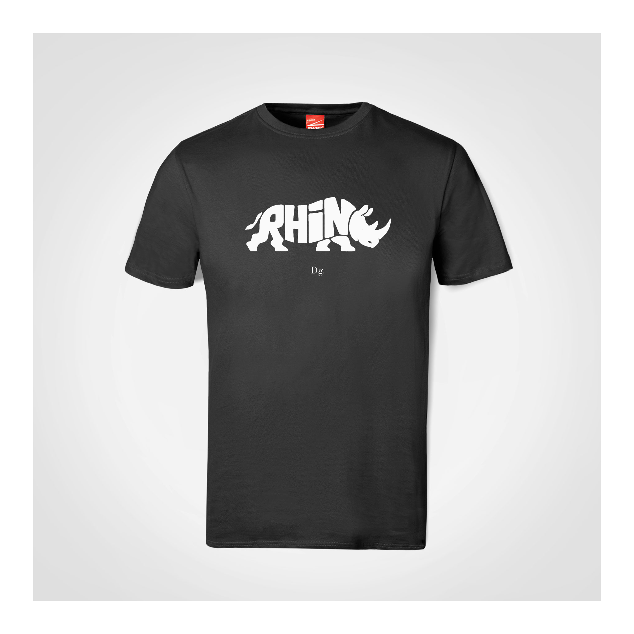 Simplistic Rhino Short-Sleeved T-Shirt